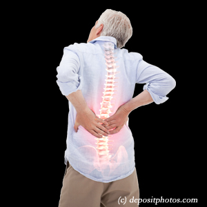 picture Groton back pain with lumbar spinal stenosis